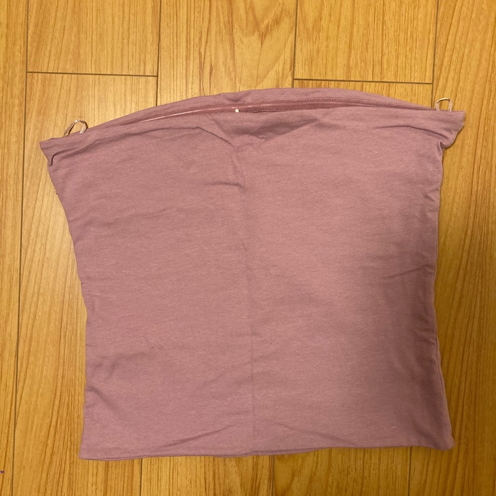 Lavender tube top.